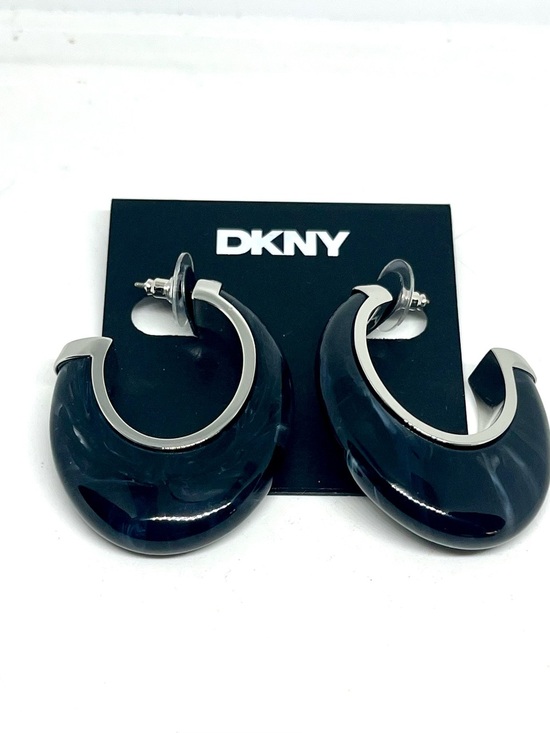 Dkny Jewelry - DKNY Adria Hoop Resin Earrings NWT